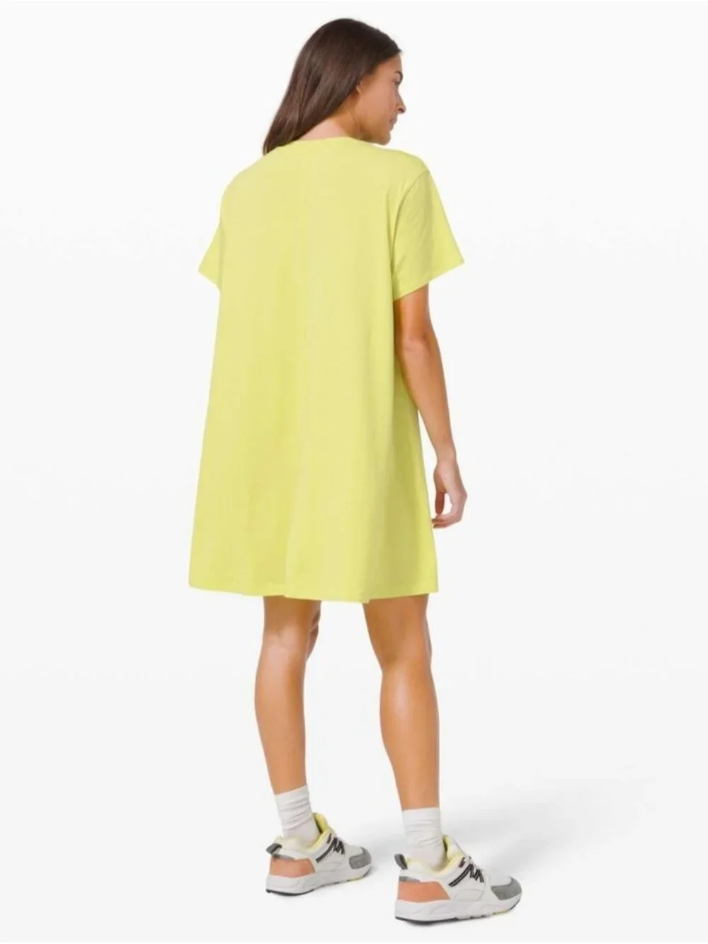 Lululemon All Yours Tee Dress Lemon Vibe